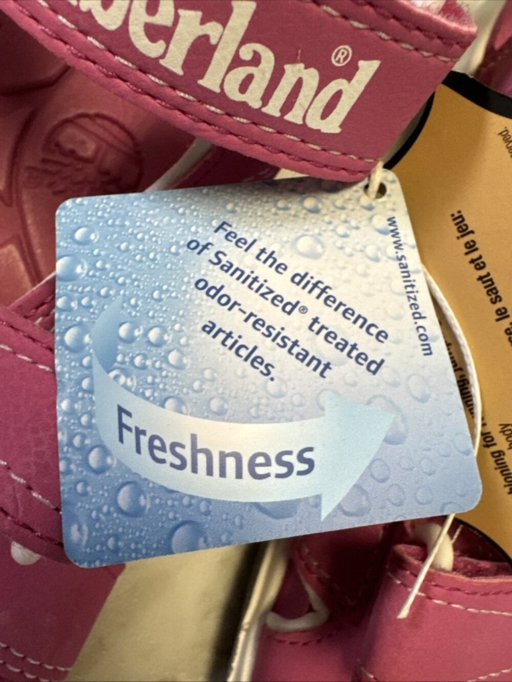 Timberland Big Girl's Sandals Size 6 Pink Adventure Seeker 2-Strap Hiking NEW - Picture 6 of 9